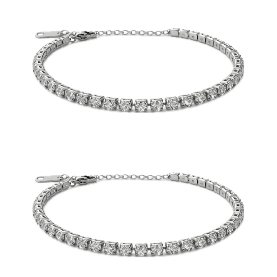 Matching Tennis Bracelets