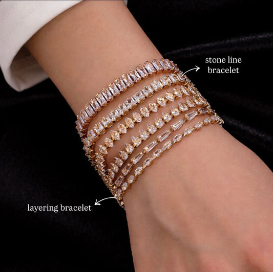 Stone Line Bracelet