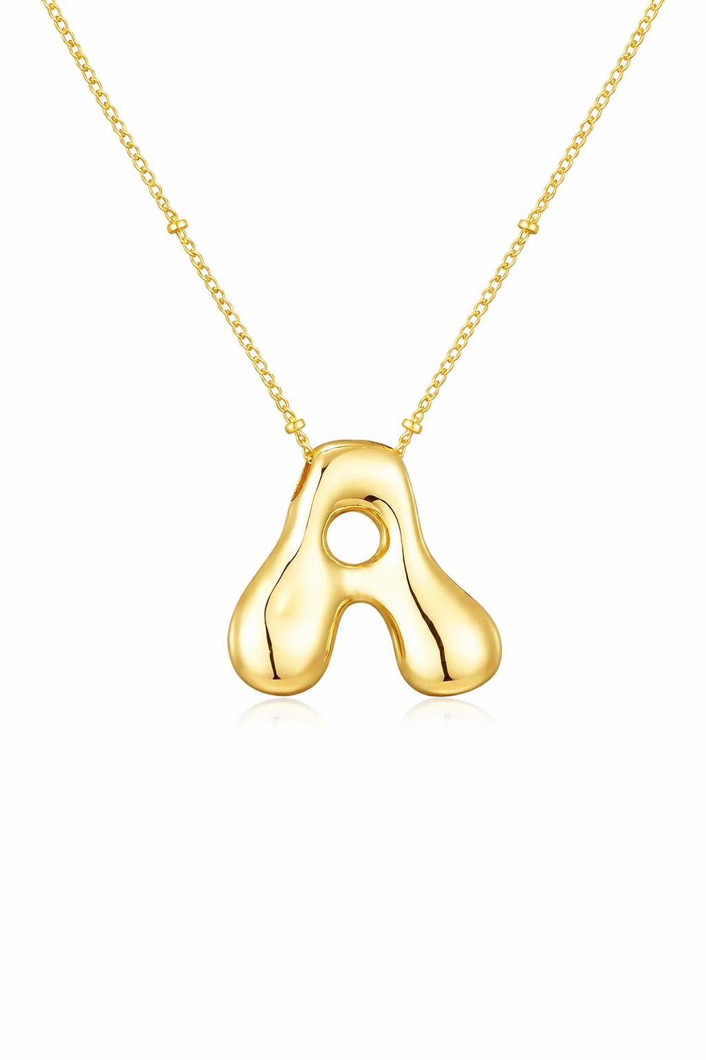 Bubble Gold Necklace