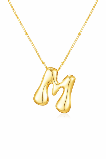 Bubble Gold Necklace