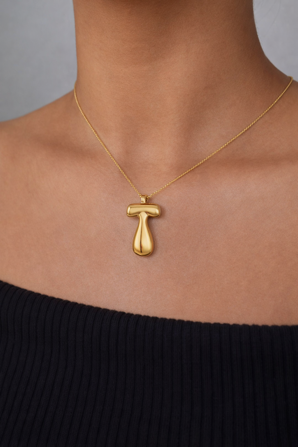 Bubble Gold Necklace