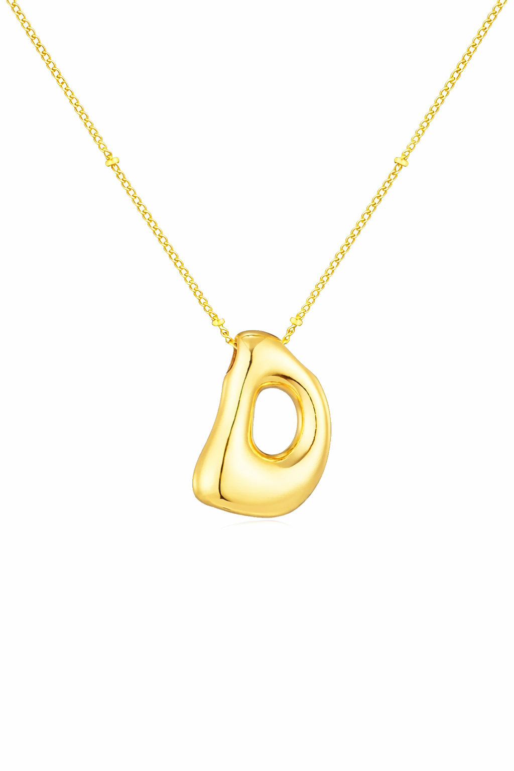Bubble Gold Necklace