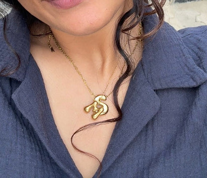 Bubble Gold Necklace