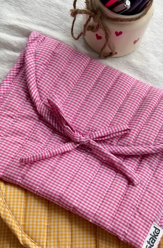 Yellow Gingham Sleeve