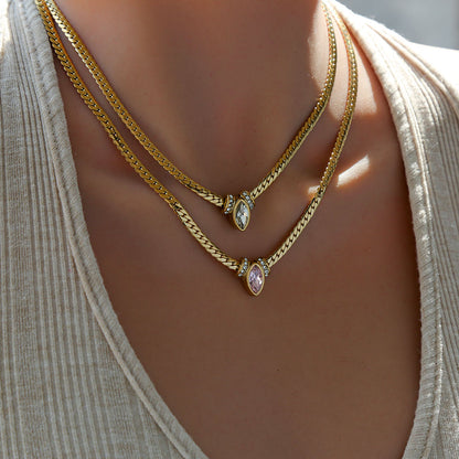 Stone Pendant Necklace